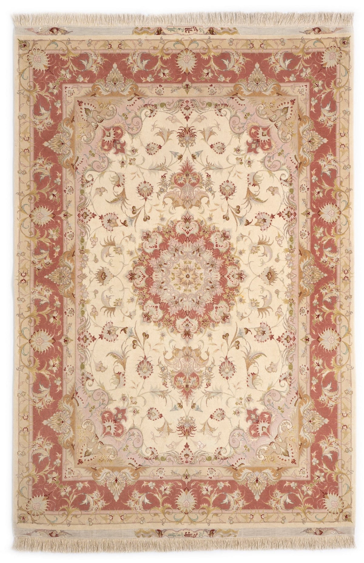 225x150 Tabriz su e con seta
