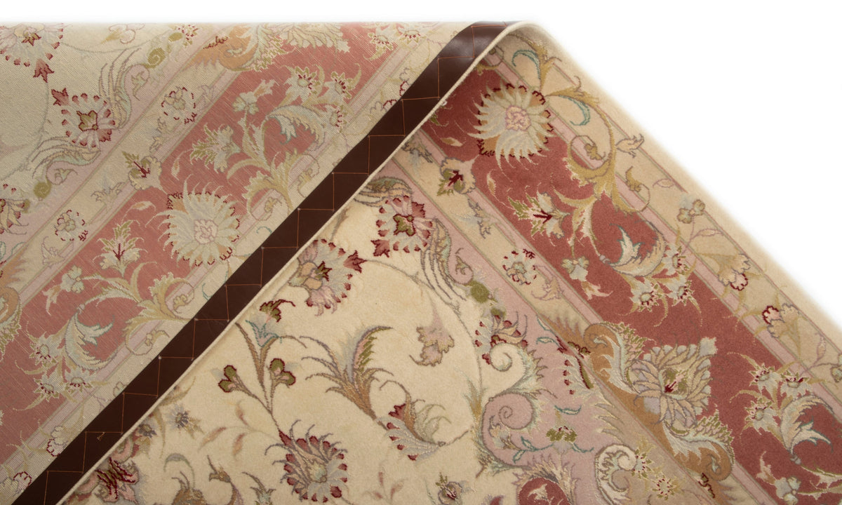 225x150 Tabriz su e con seta