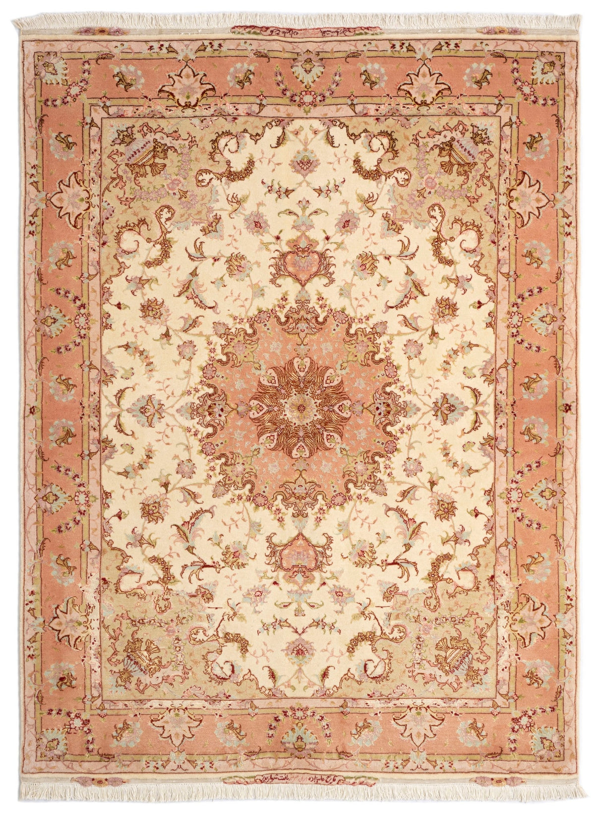 205 x 150 Täbriz mit Seide