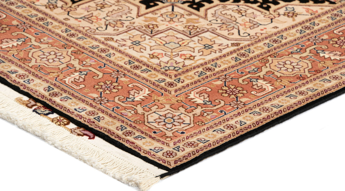 203 x 153 Täbriz mit Seide