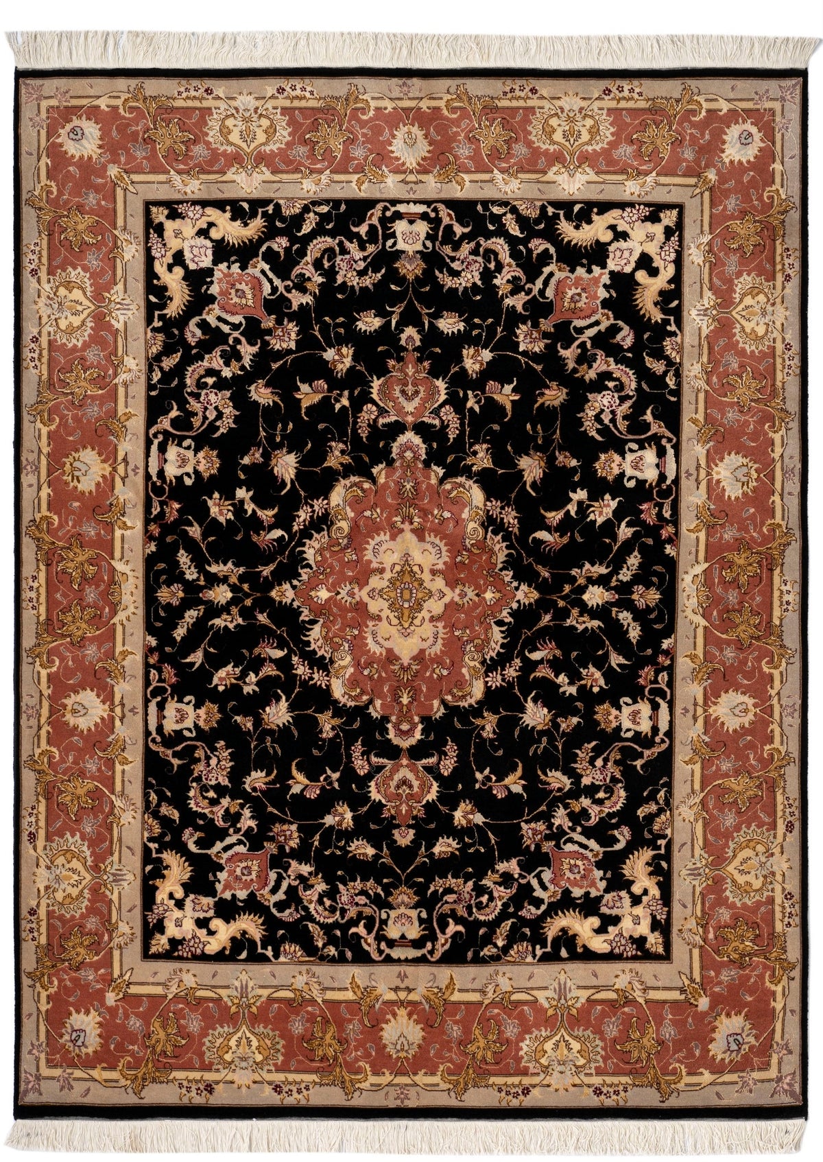201x152 Tabriz with silk