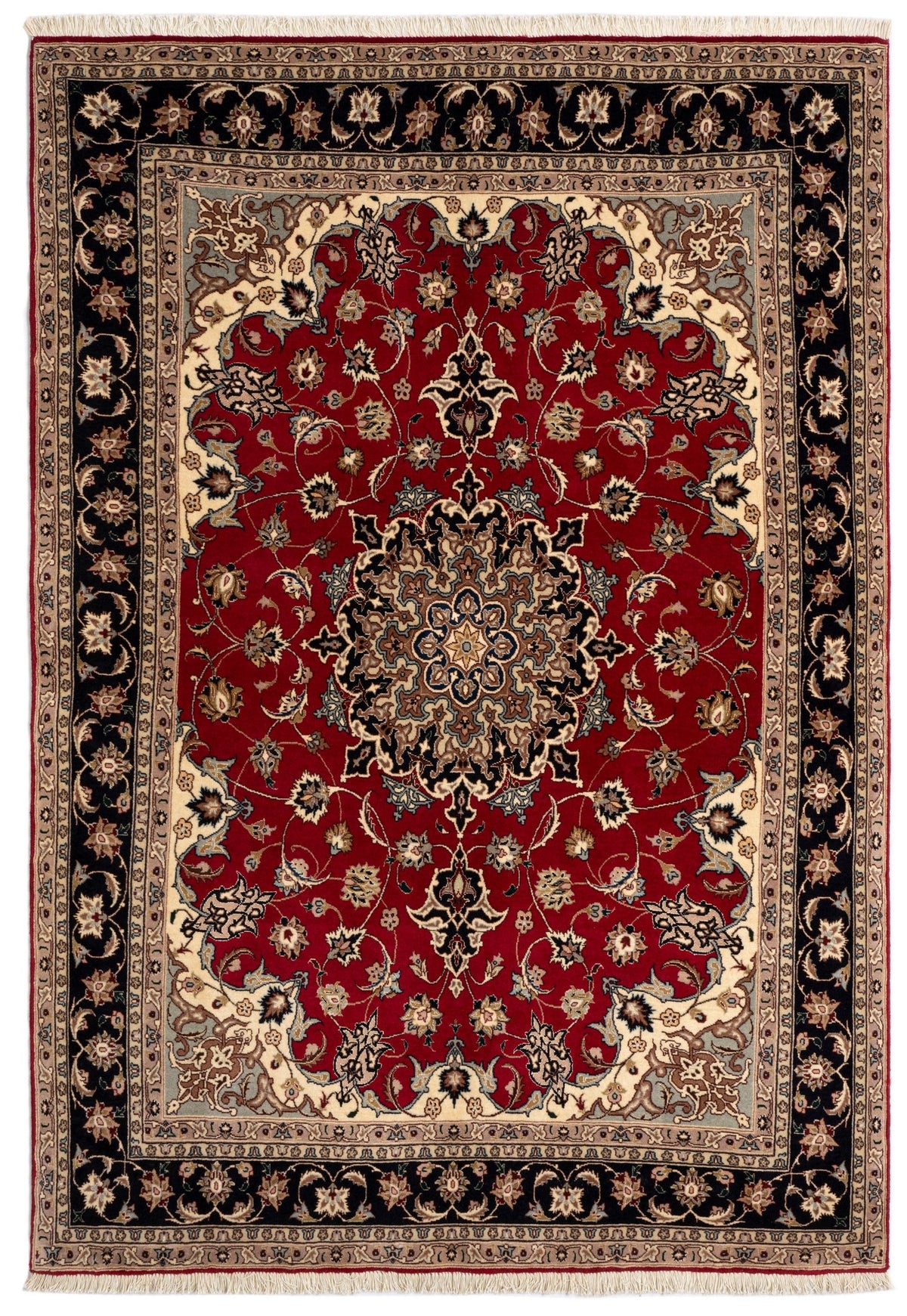 221x145 Tabriz con seta