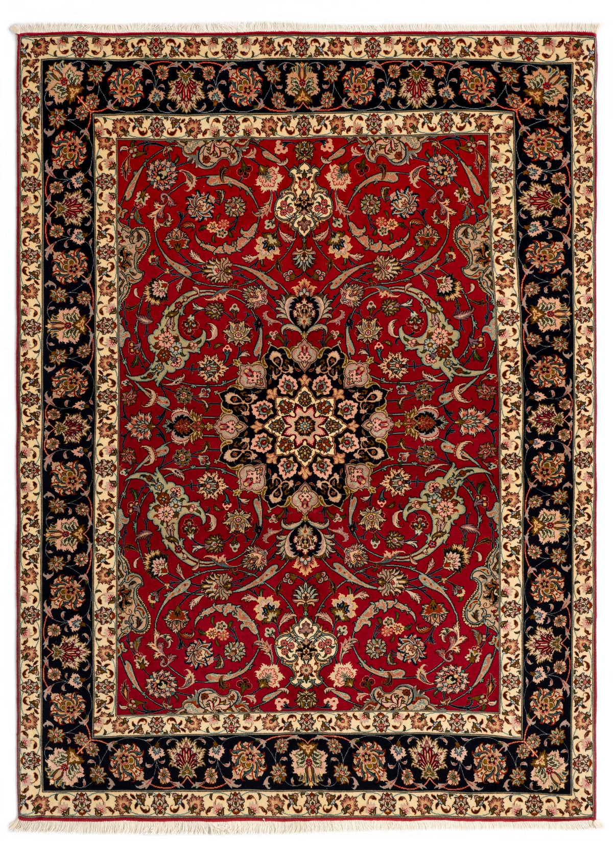 208 x 153 Täbriz mit Seide