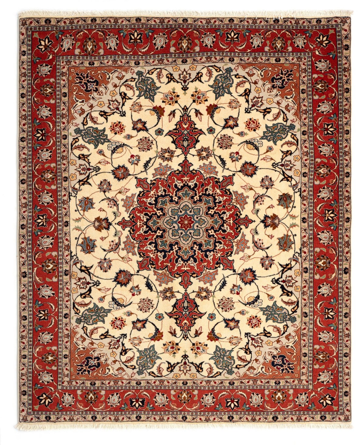 190x155 Tabriz con seta