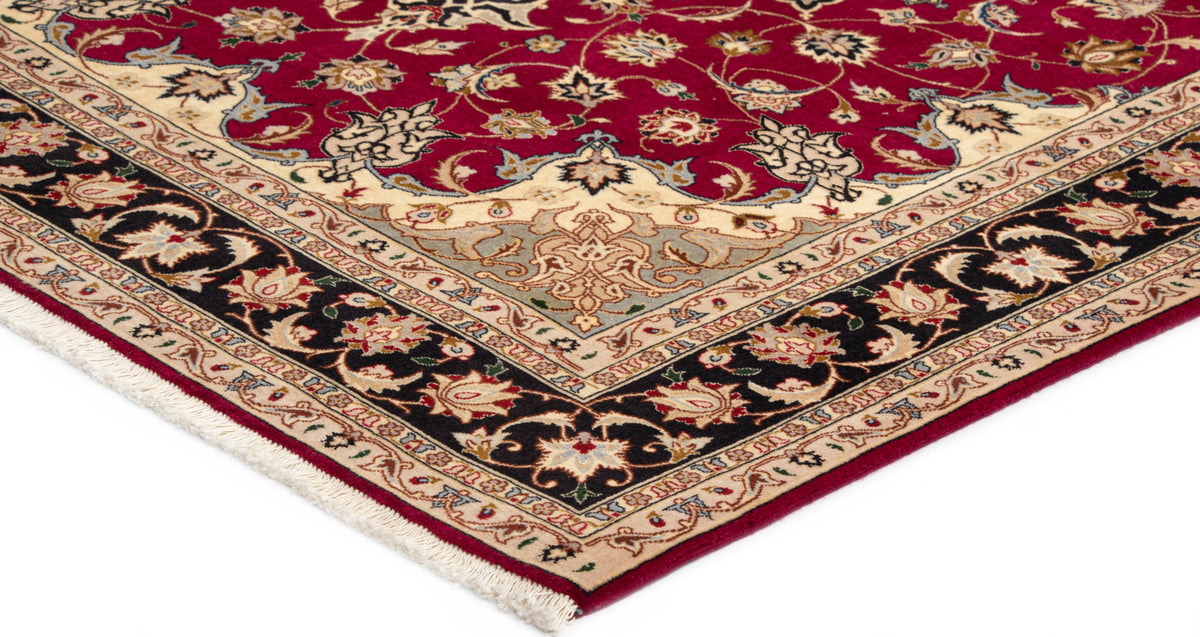200 x 154 Täbriz mit Seide