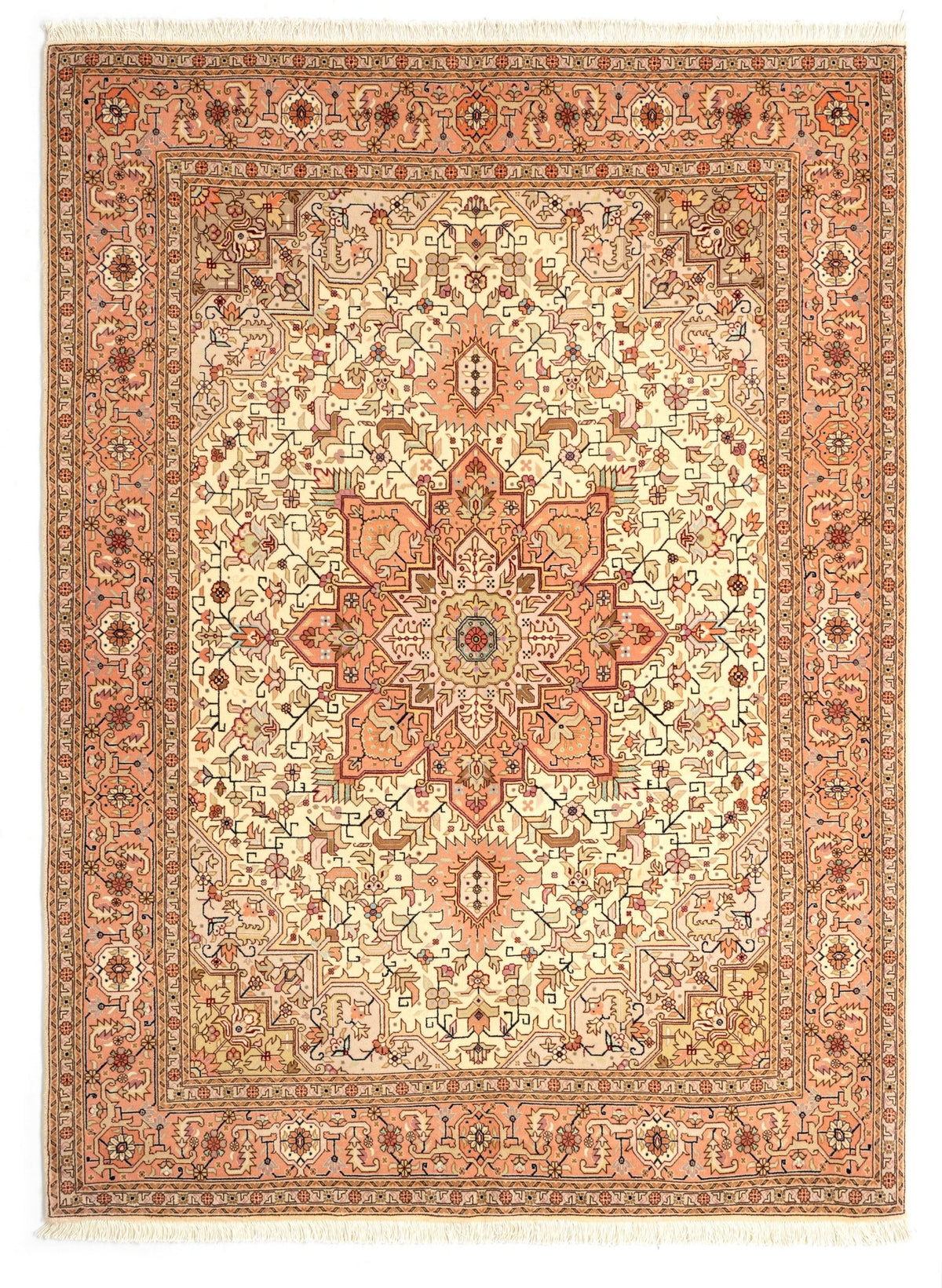 205 x 150 Täbriz mit Seide