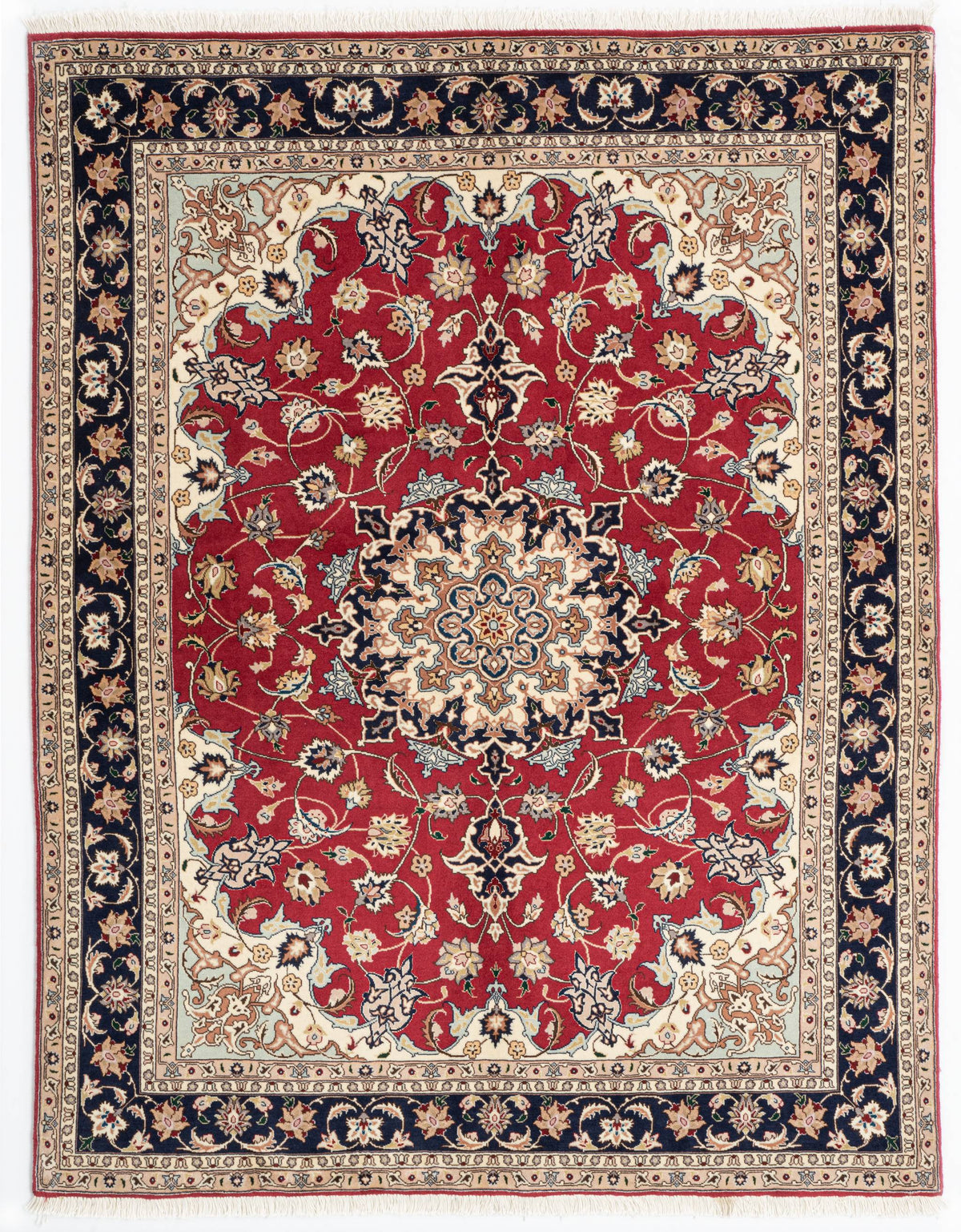 157x100 Tabriz con seta