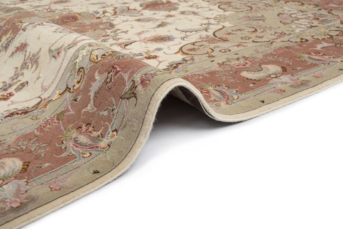 215x152 Tabriz su e con seta