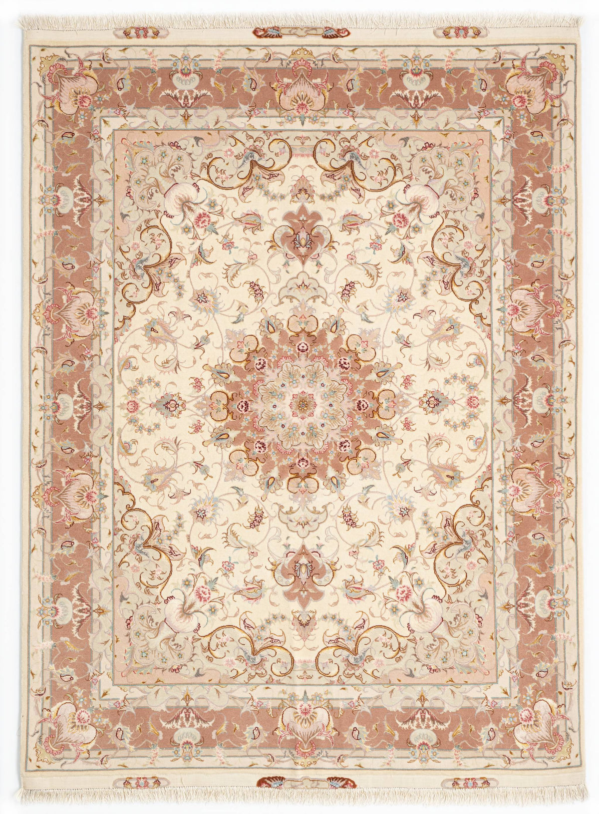 208x153 Tabriz su e con seta
