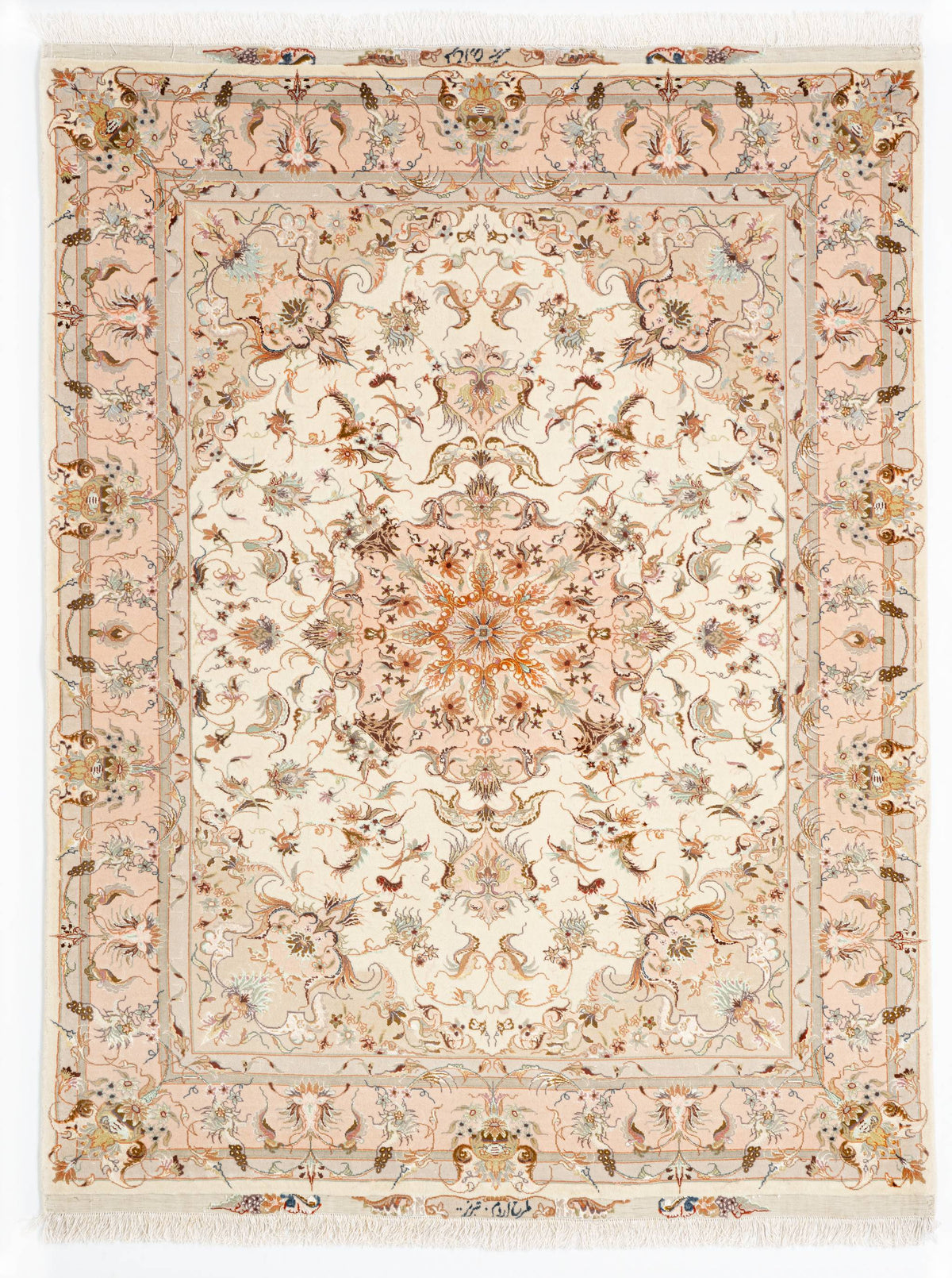 215x154 Tabriz su e con seta