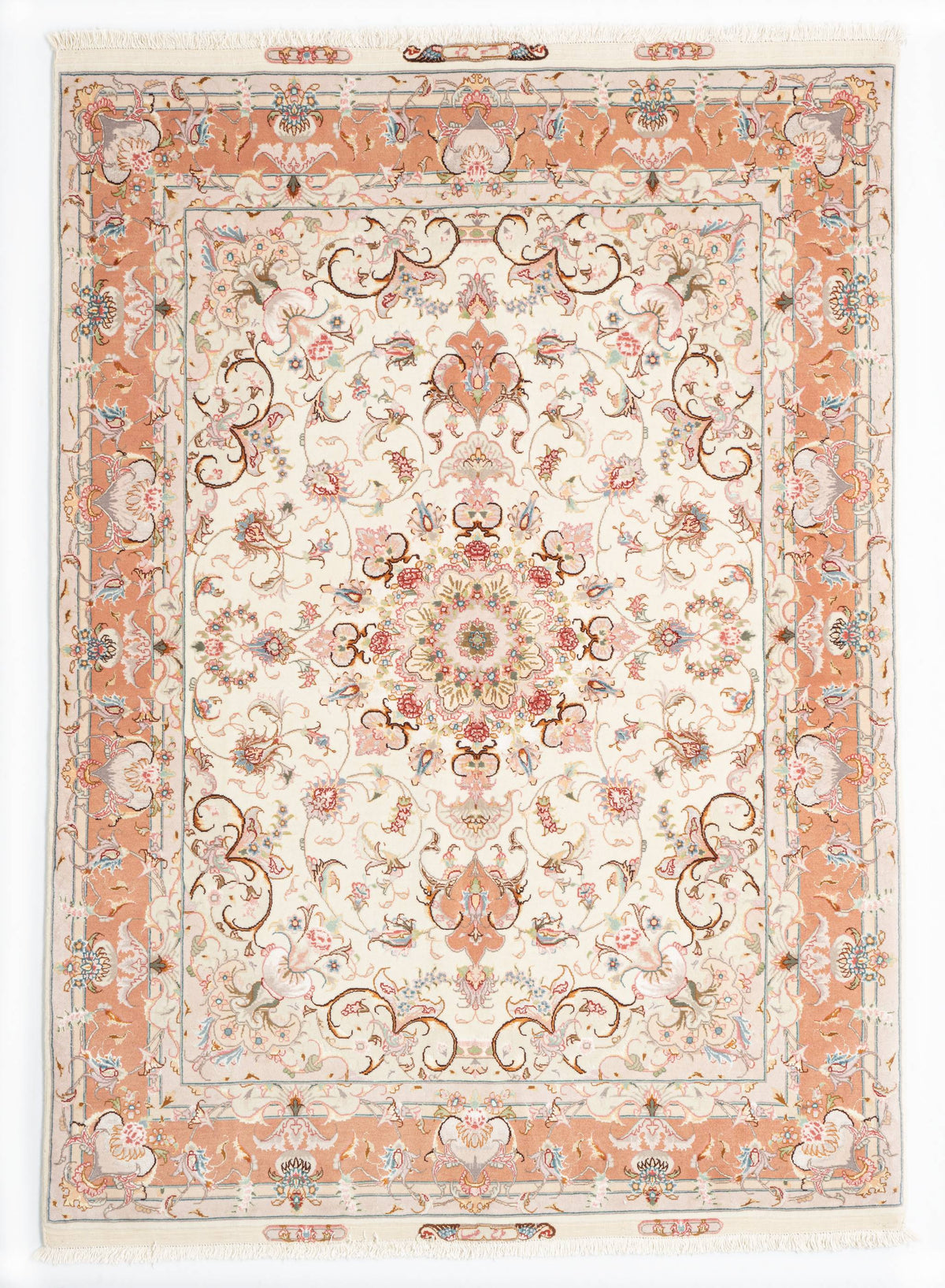 204x144 Tabriz su e con seta
