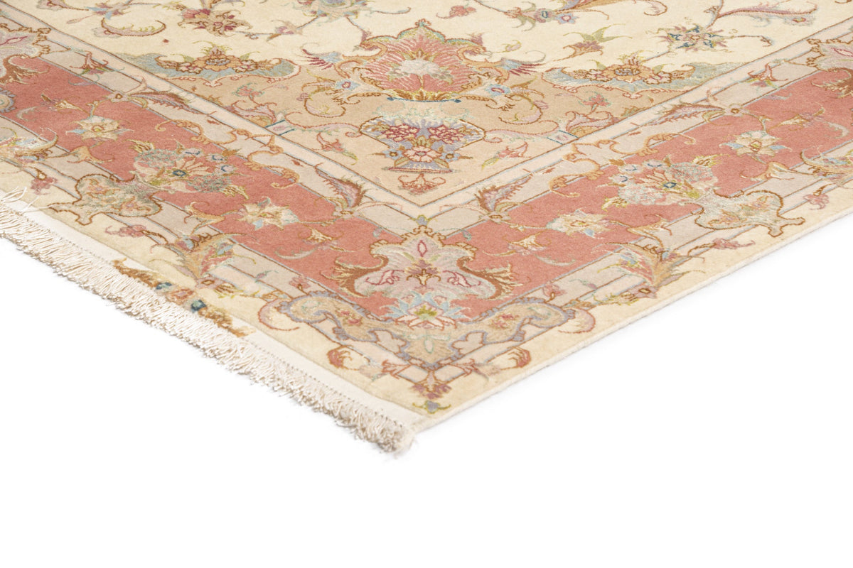 203x152 Tabriz su e con seta