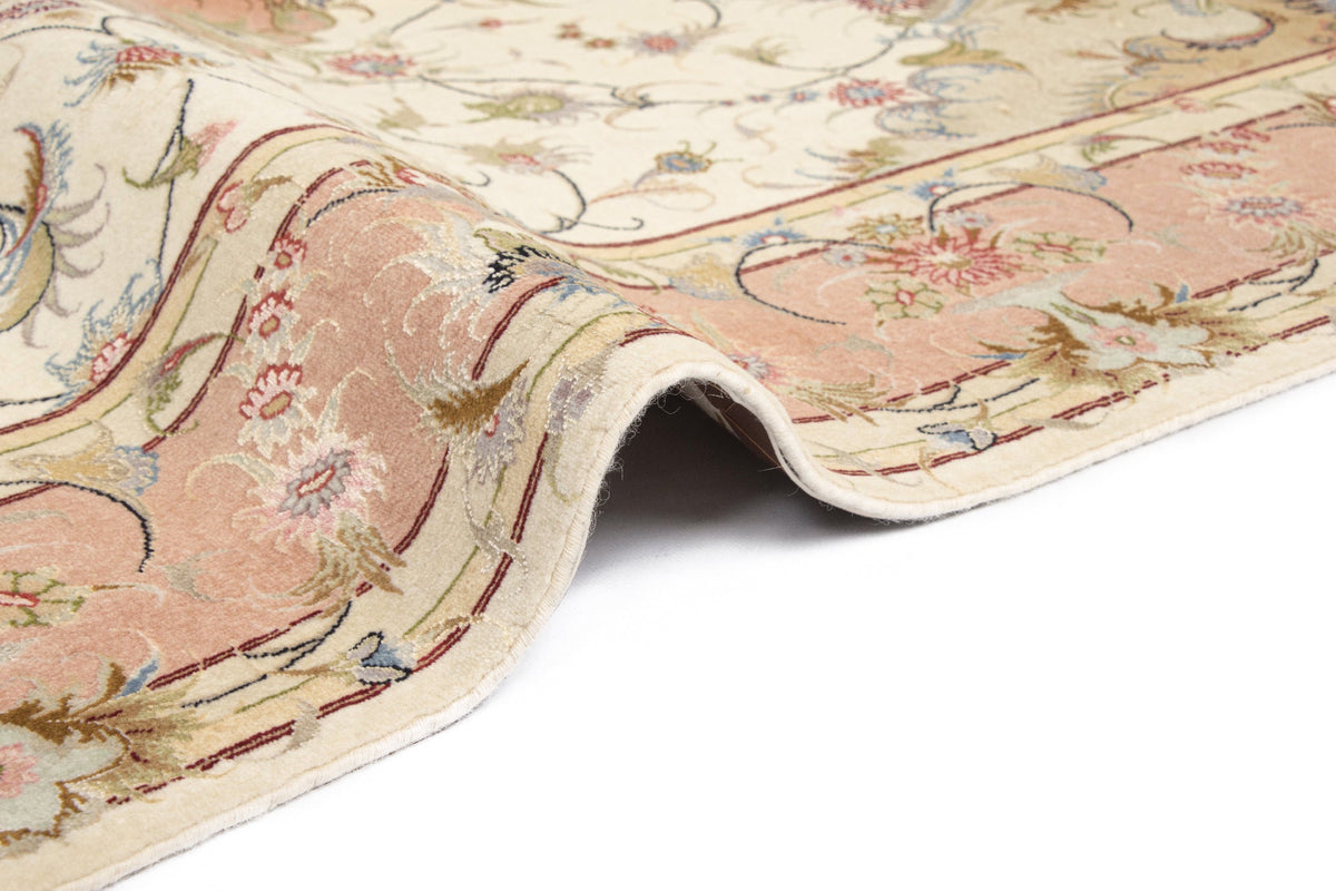 205x150 Tabriz su e con seta