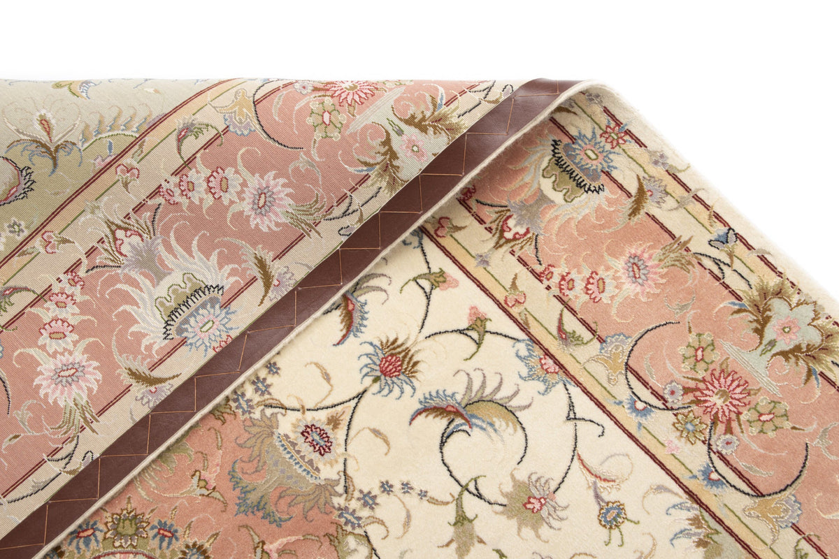 205x150 Tabriz su e con seta