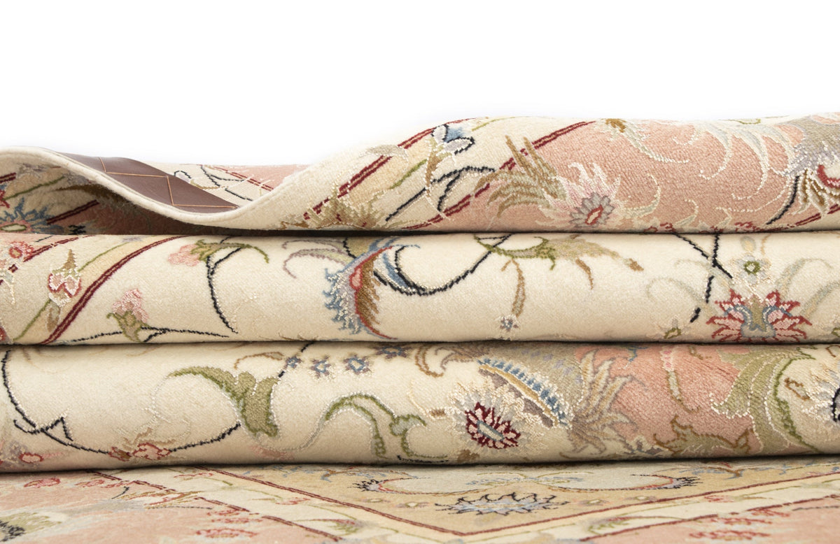 205x150 Tabriz su e con seta