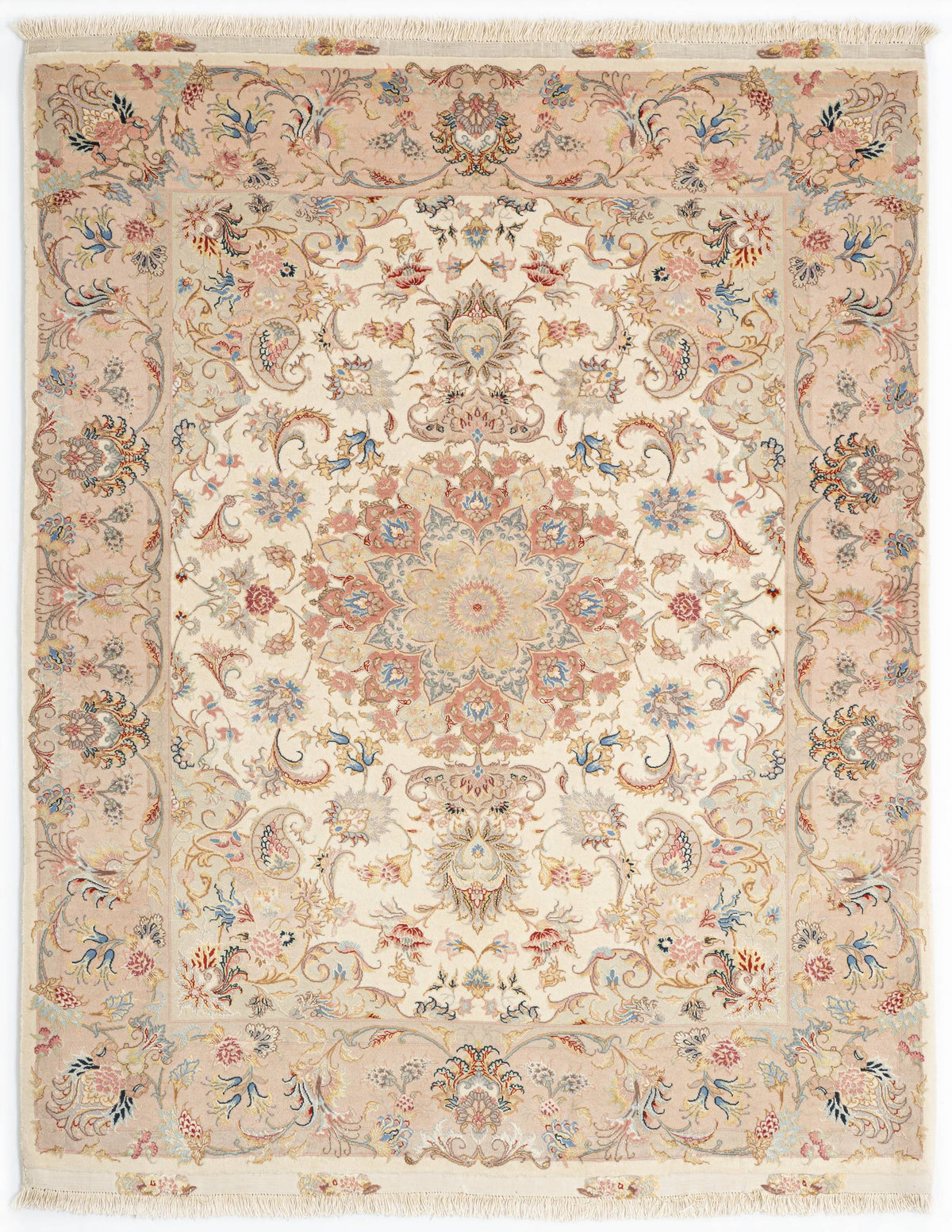 210x156 Tabriz su e con seta