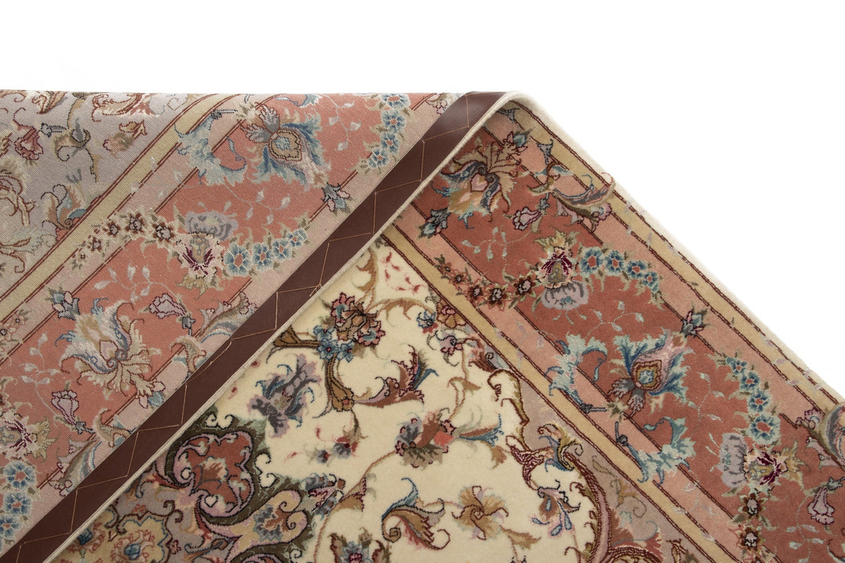 215x152 Tabriz su e con seta