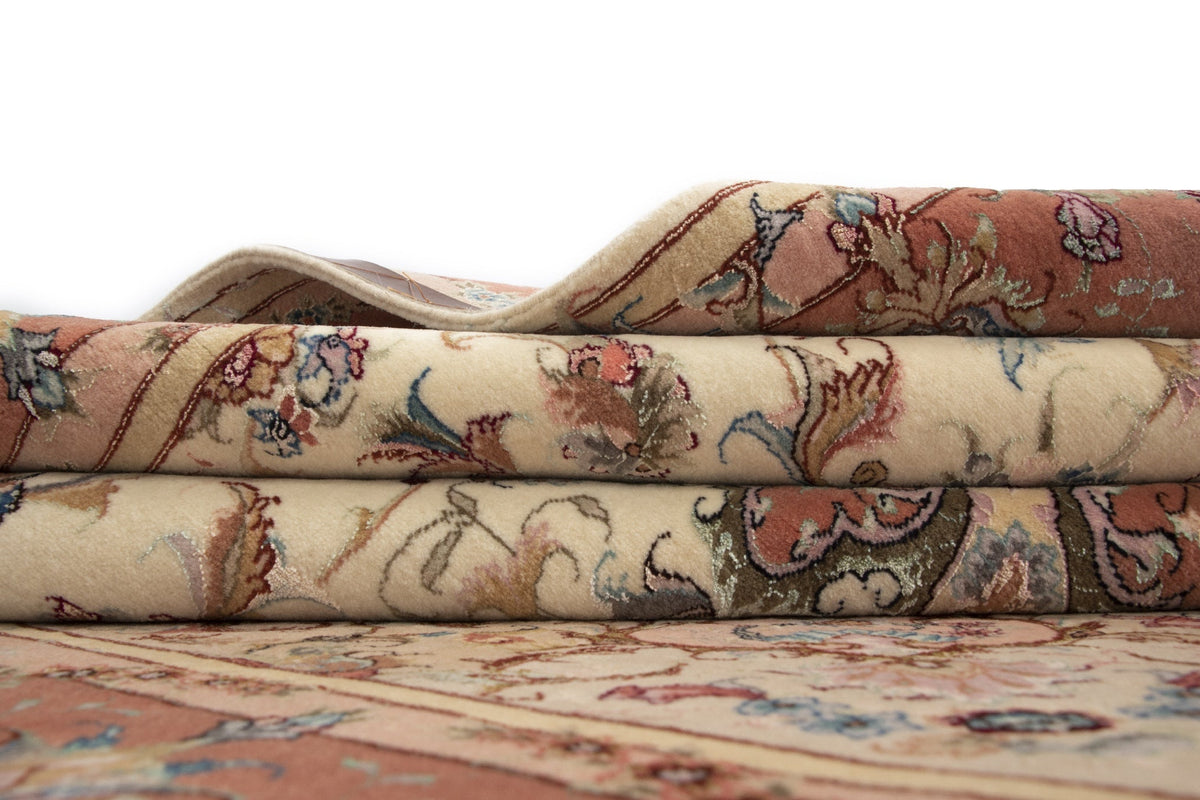 215x152 Tabriz su e con seta