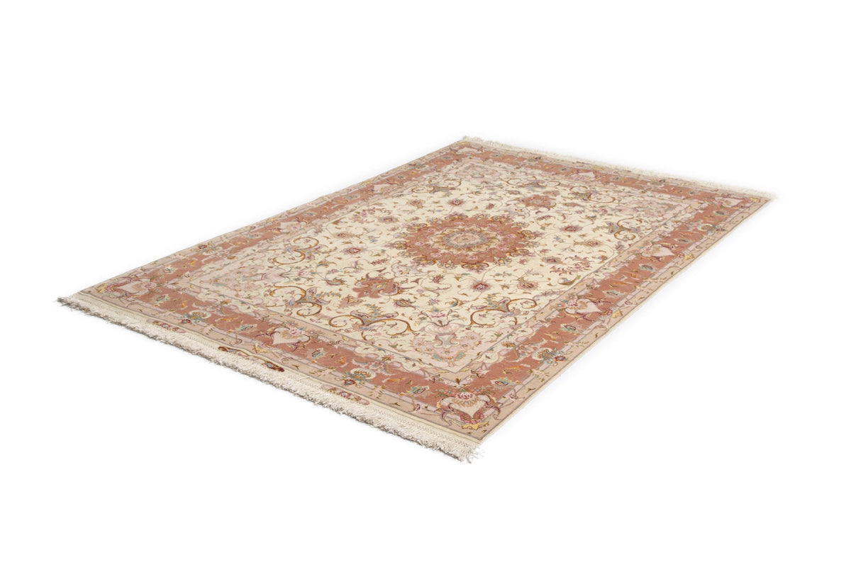 218x150 Tabriz su e con seta