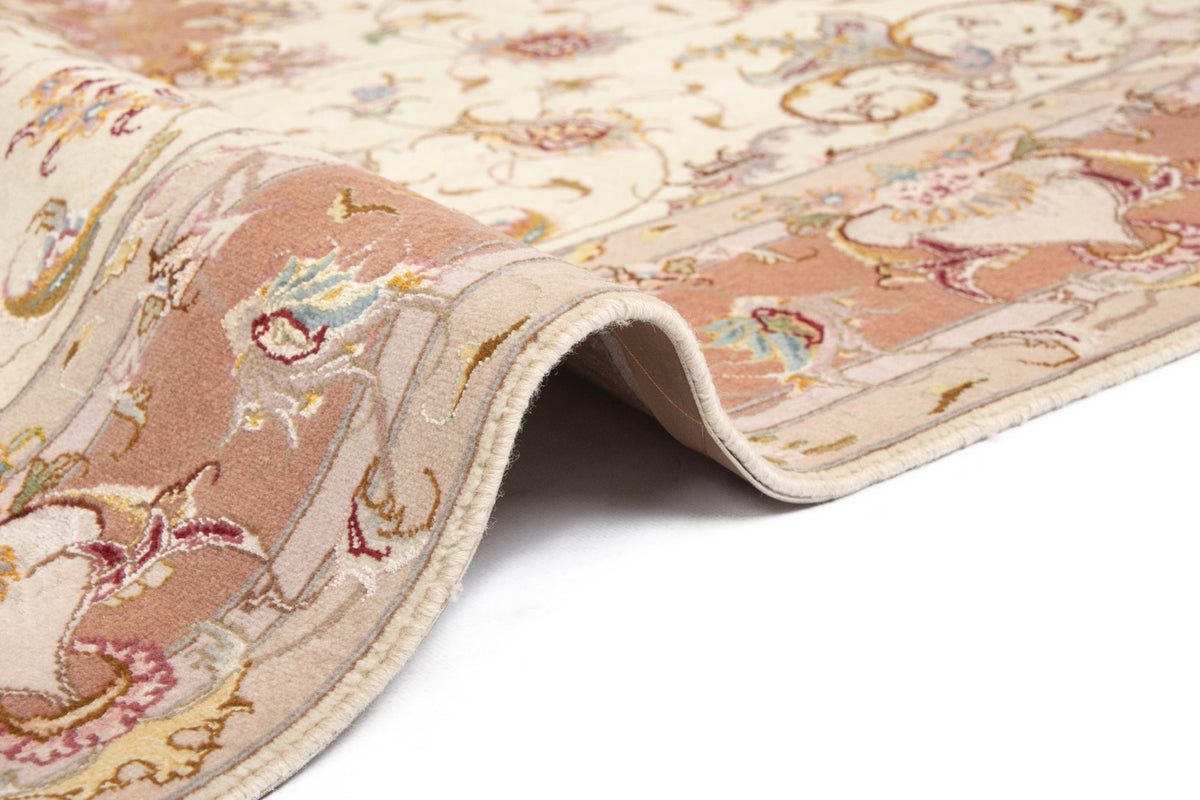 218x150 Tabriz su e con seta