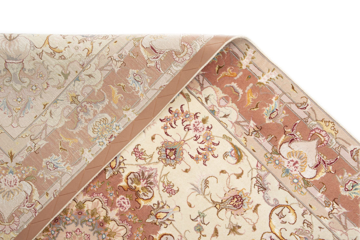 218x150 Tabriz su e con seta