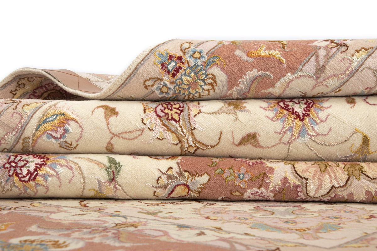 218x150 Tabriz su e con seta