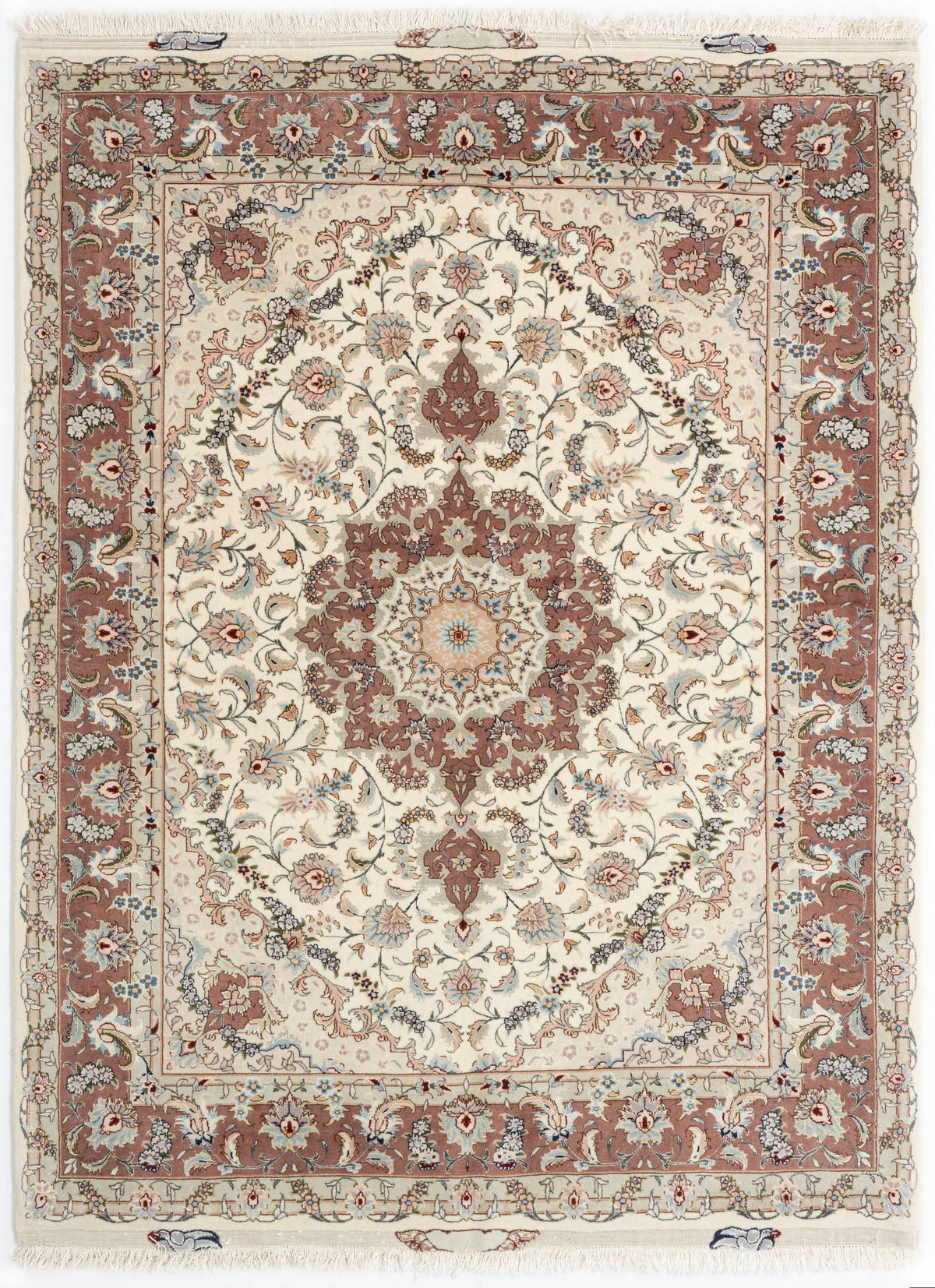 208x152 Tabriz su e con seta