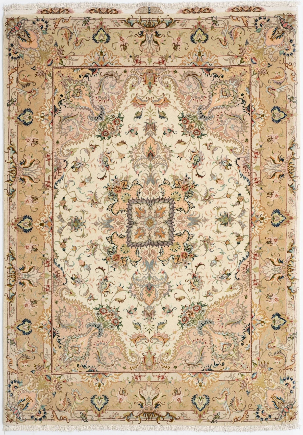 216x152 Tabriz su e con seta