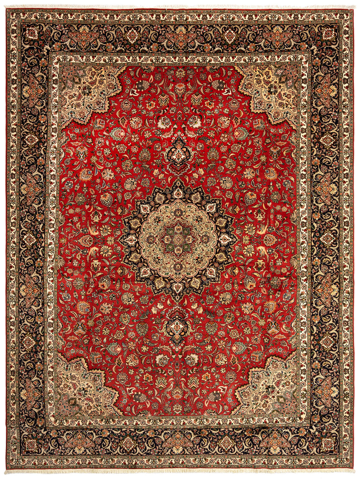 390x298 Tabriz with silk