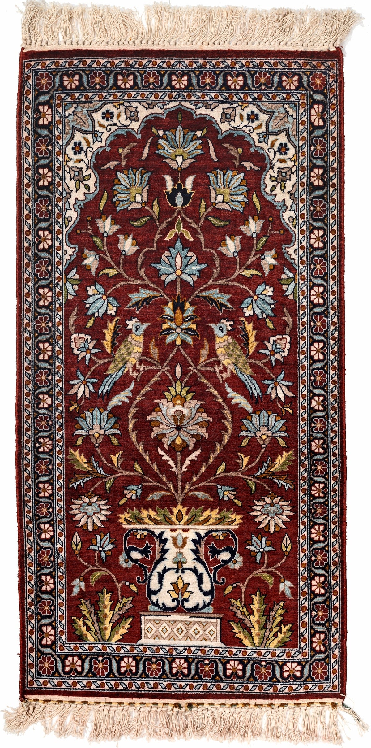 93 x 47 Kashmir Seide