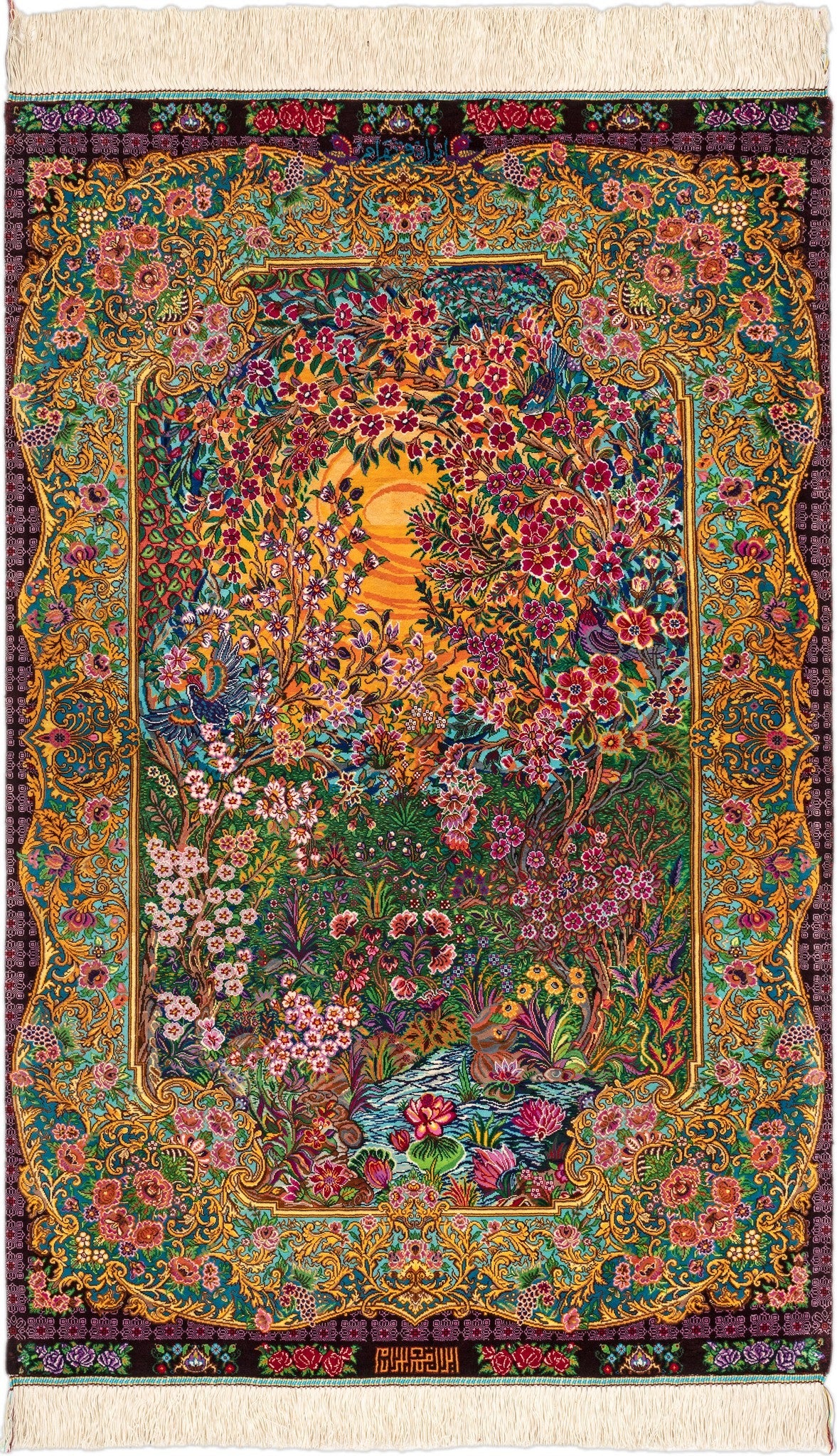 80 x 126 Ghom Seide Deluxe