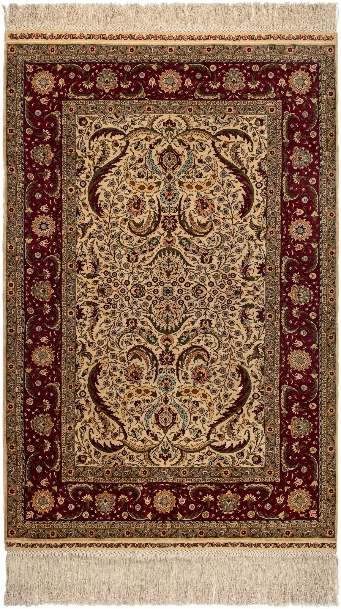 143 x 90 Hereke Seide 16/16
