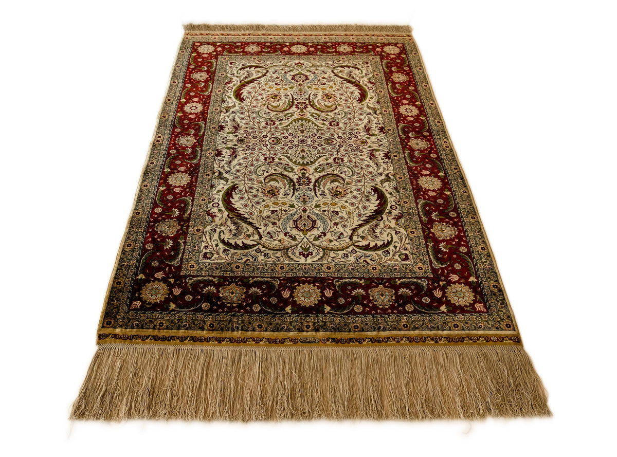 143 x 90 Hereke Seide 16/16