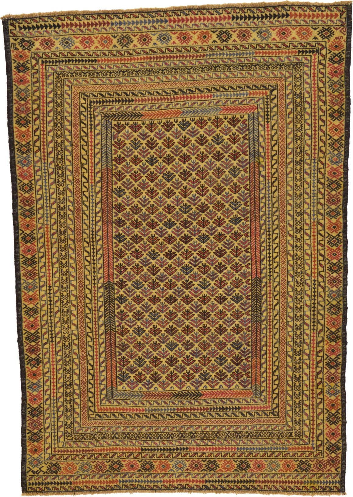 132 x 188 Kelim Afghan
