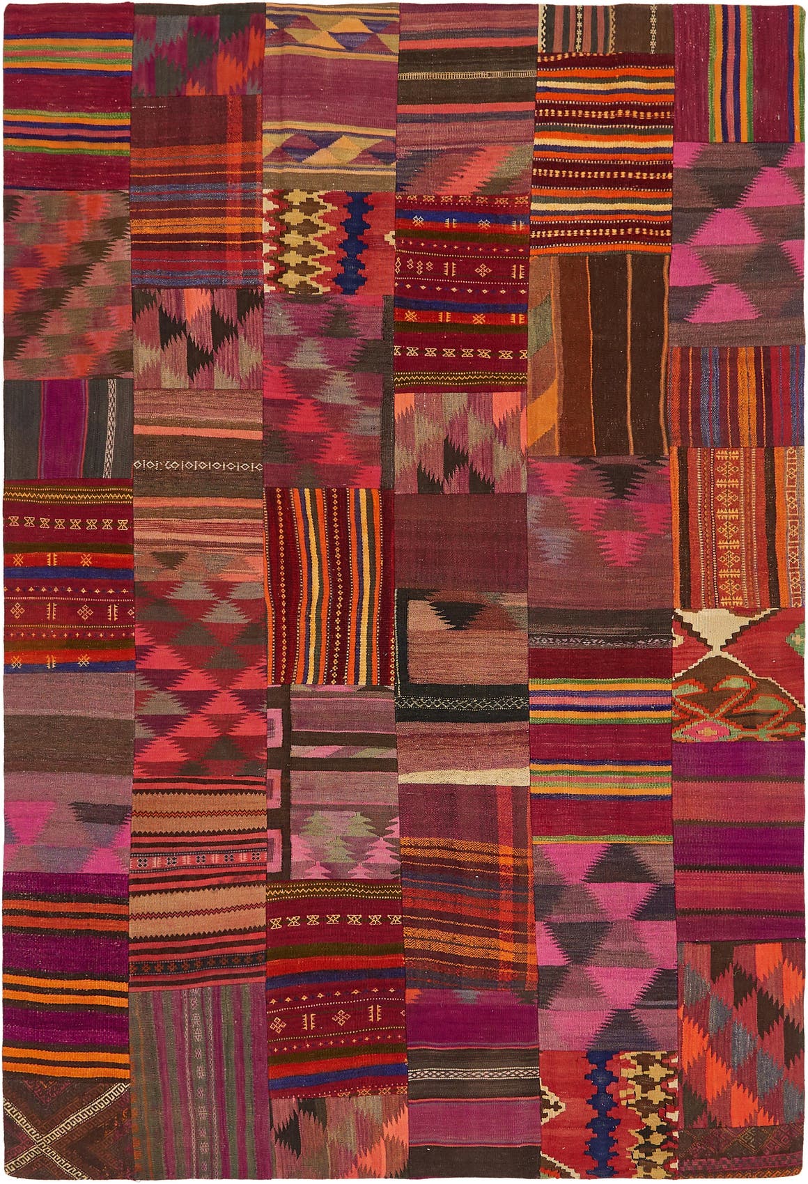 206 x 305 Kelim Patchwork