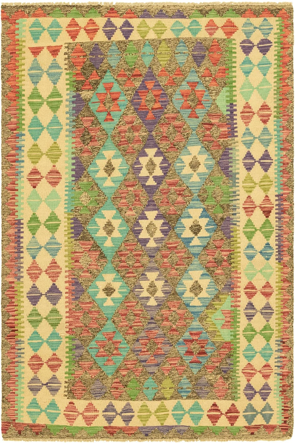 122 x 183 Kelim Maymana