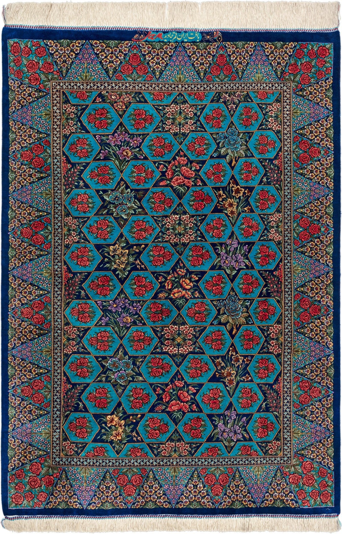 98 x 146 Ghom Seide