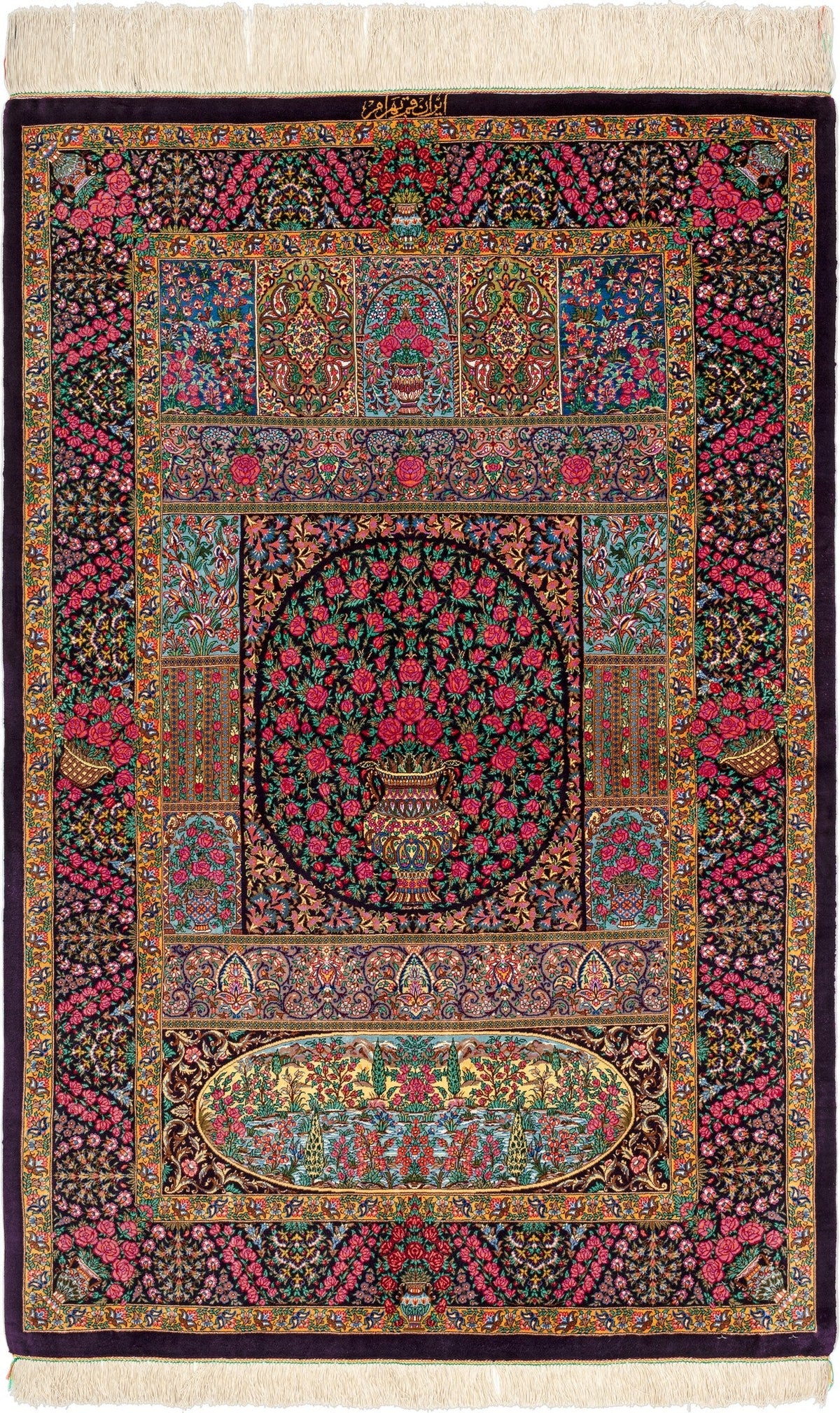 99 x 154 Ghom Seide Deluxe