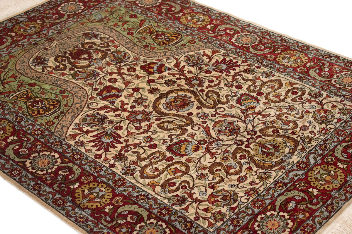135 x 100 Hereke Seide 13/13