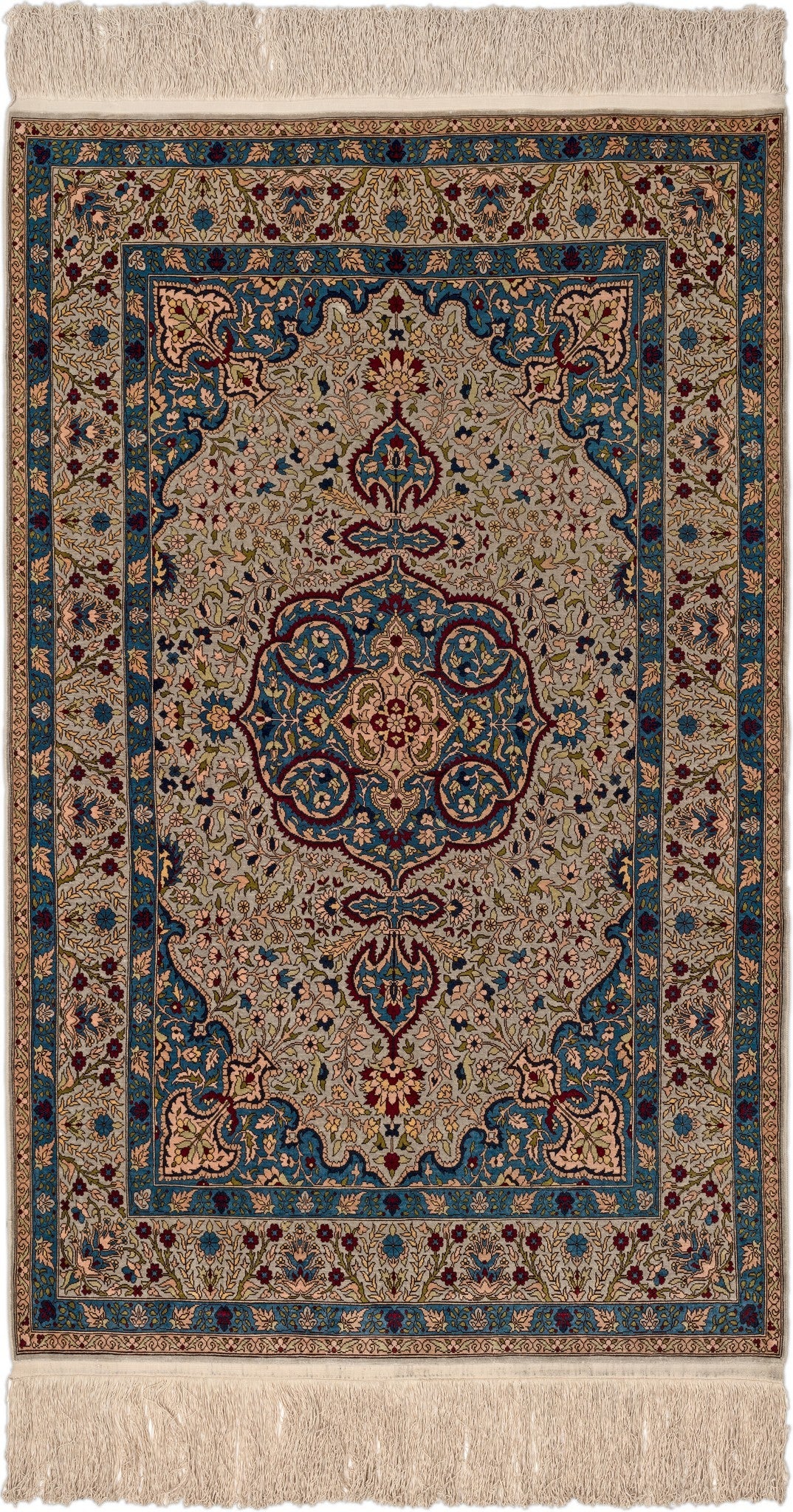 85 x 140 Hereke Seide