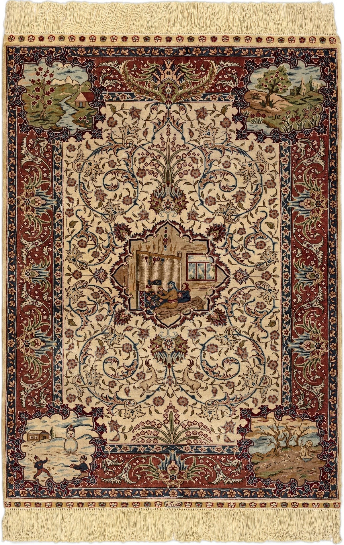 63x92 Seta di Kayseri