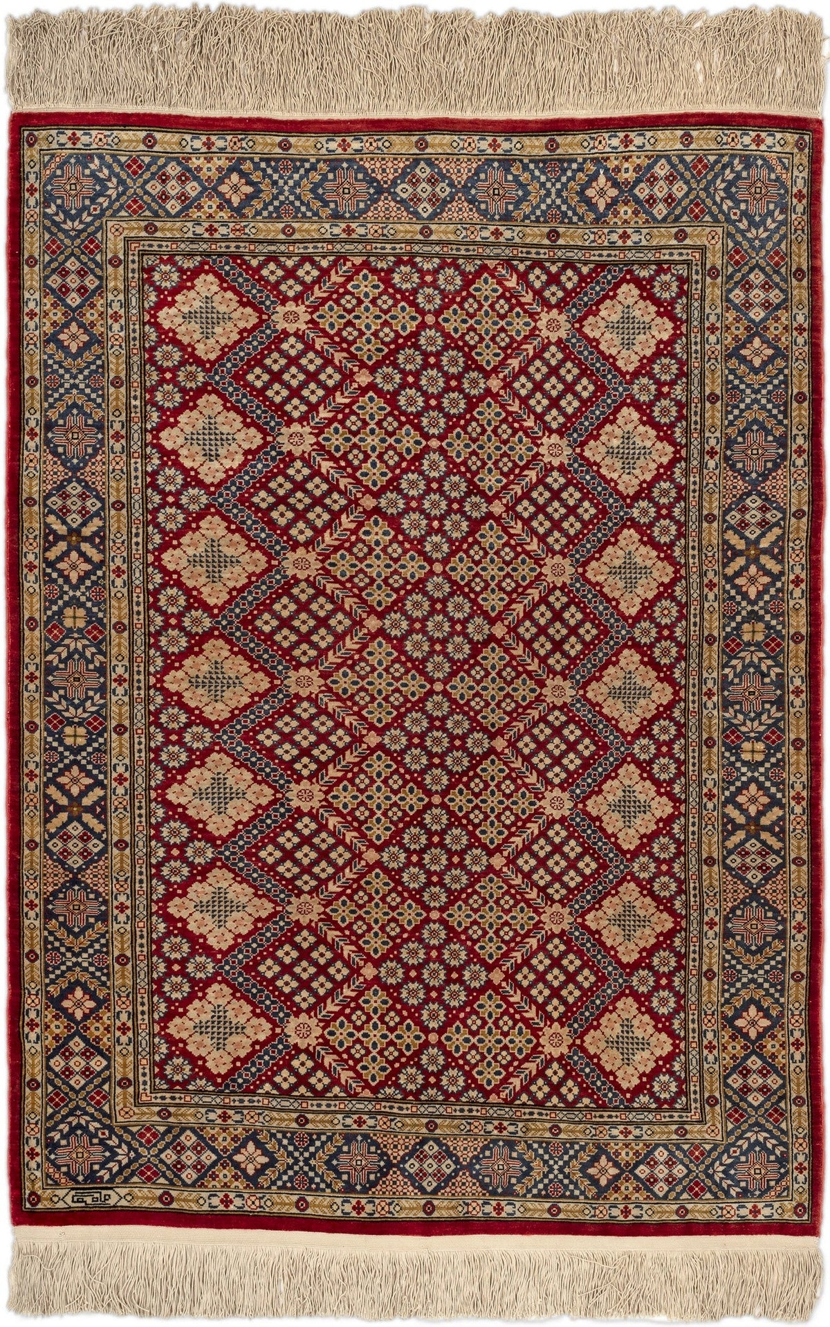 63 x 90 Hereke Seide