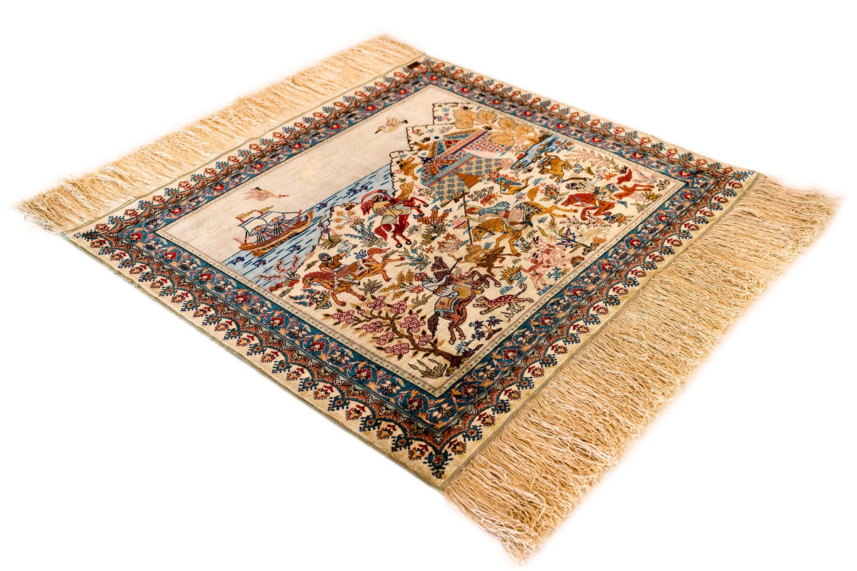 60x70 Hereke soie 12/12