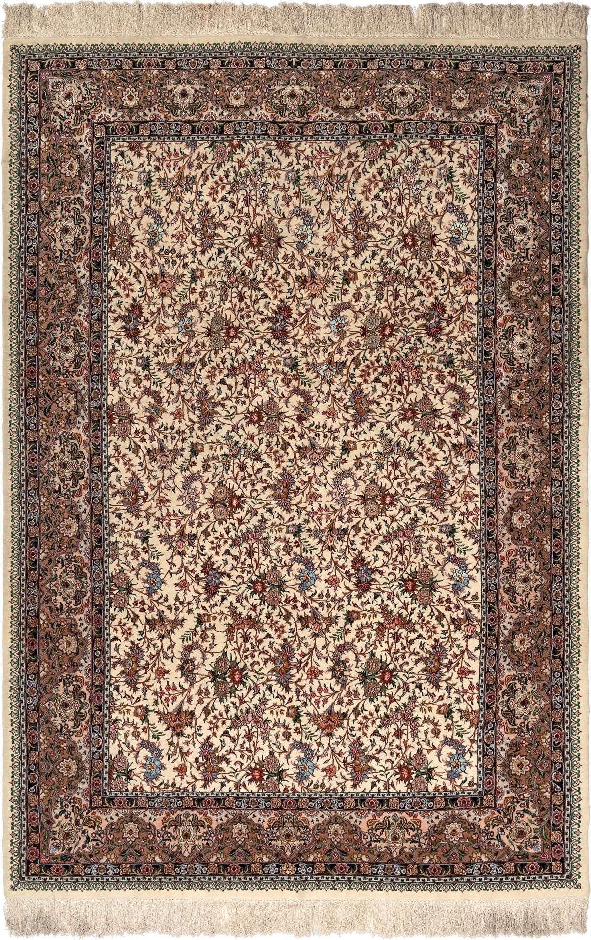 292 x 194 Täbriz mit Seide