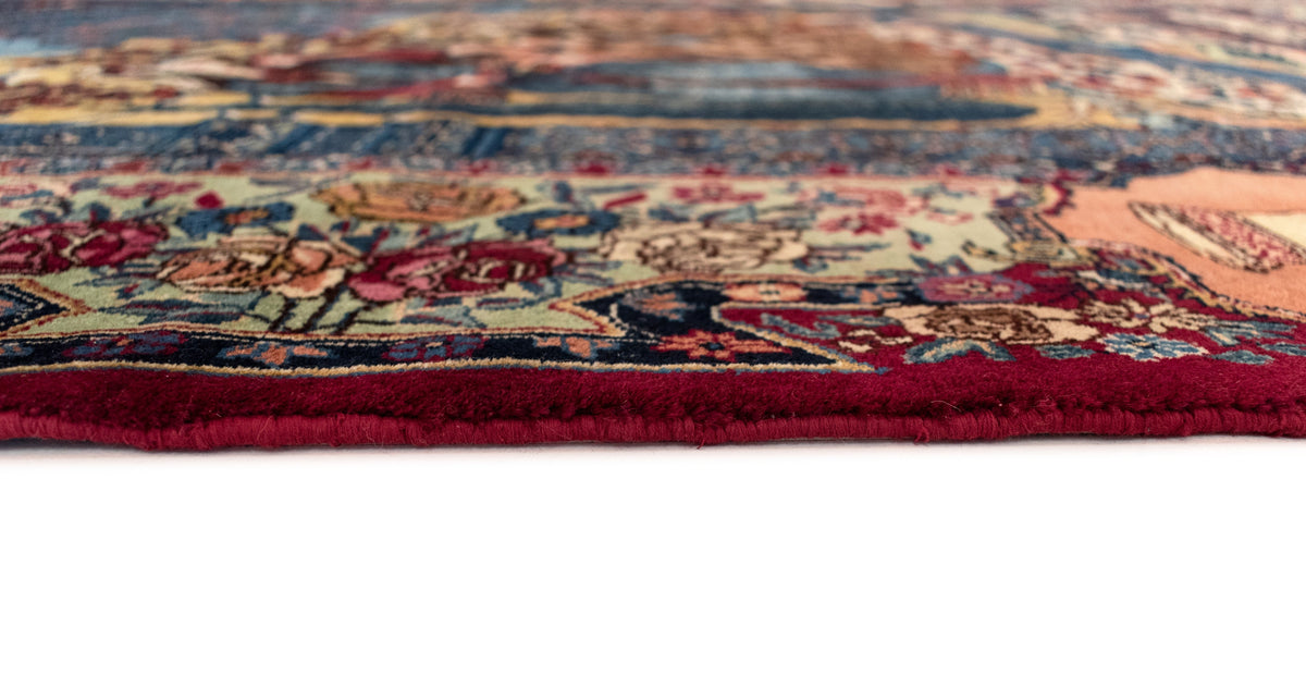 150x220 Kashmar con seta antica