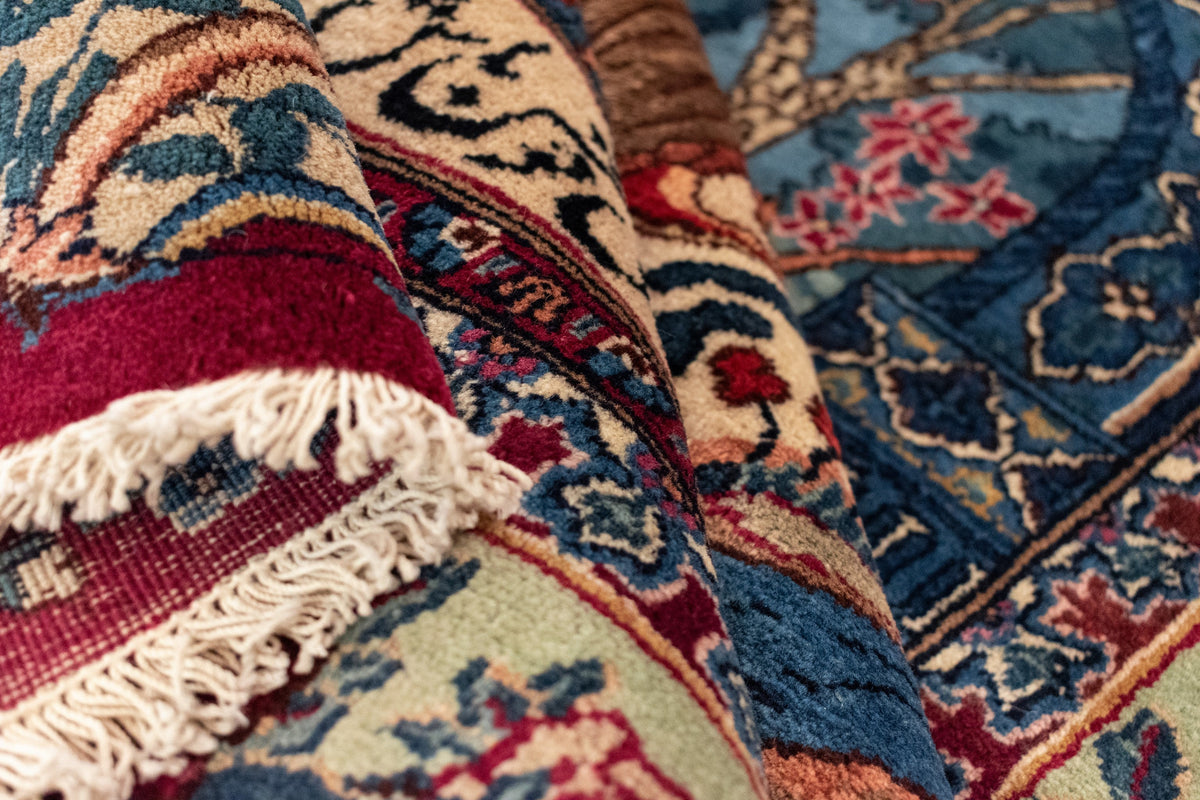 150x220 Kashmar con seta antica