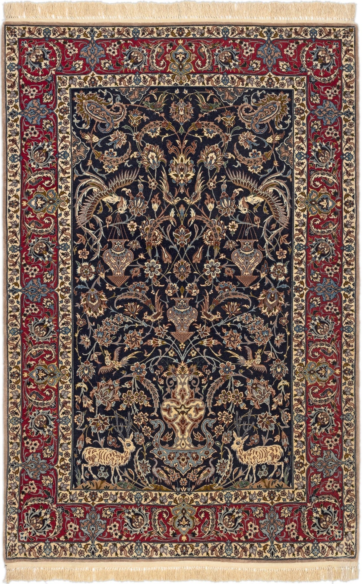 113 x 171 Isfahan mit Seide
