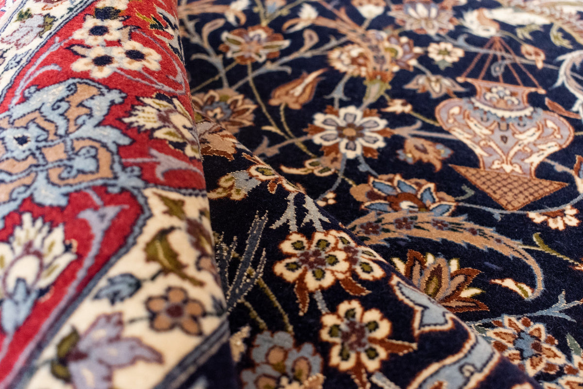 113 x 171 Isfahan mit Seide