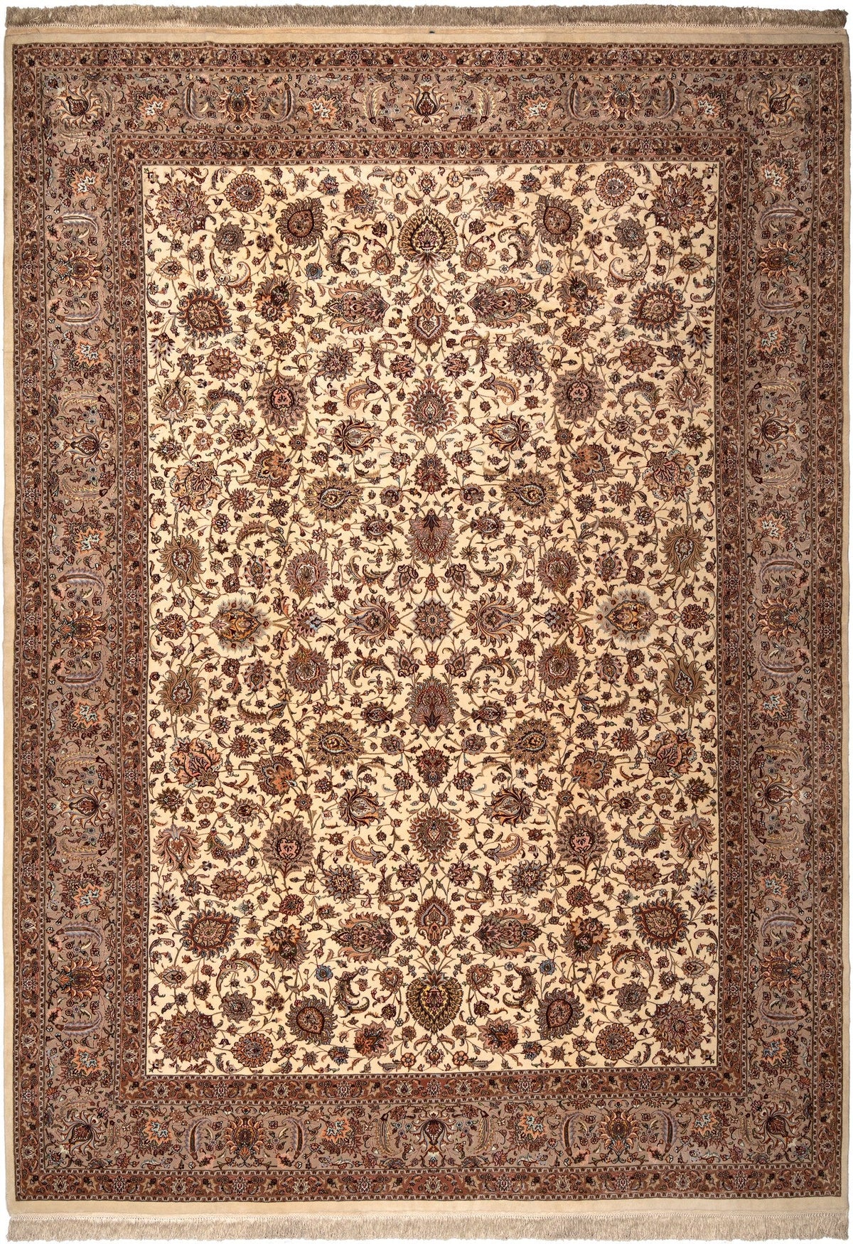 503 x 351 Täbriz mit Seide
