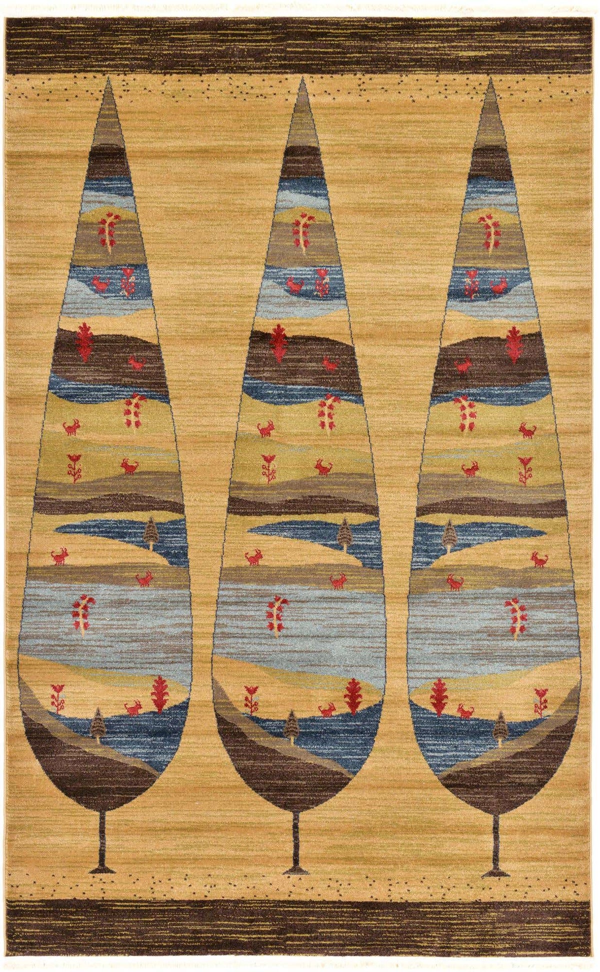 155x244 Abbronzato Kashkuli Gabbeh